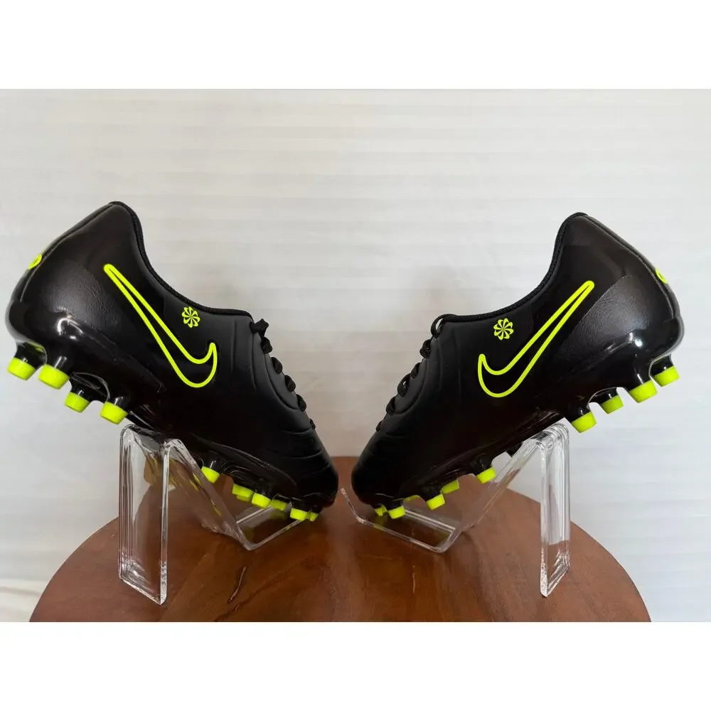 Nike Jr Legend 10 Club FG/MG Soccer Cleats Youth 5.5Y Black Volt NWT